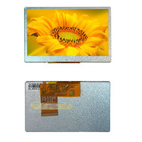 4,3 Zoll 480x272 TFT LCD Displaymodul 450cd/m² RGB 40-Pin FPC Industriebildschirm für Bedienfelder und Handgeräte