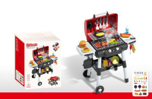 ของเล่นเด็ก ชุดครัวทำอาหาร บาร์บีคิว ขนาด 80 ซม. พร้อมเสียงและแสงไฟ โต๊ะ<span class=keywords><strong>อาหาร</strong></span> ของเล่นเสริมพัฒนาการ - Product Image 3