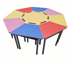 Chaise de bureau trapézoïdale moderne simple Table de conférence Design épissé pour <span class=keywords><strong>chambre</strong></span> école tutorat <span class=keywords><strong>classe</strong></span> salle de lecture - Product Image 1