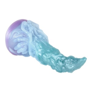 Silicone <b>Dildo</b> Curved Penetration Anal Tool Sexy Gadgets G-Spot Stimulator Monster Dragon Butt Plug Women Vaginal Massage - Product Image 1