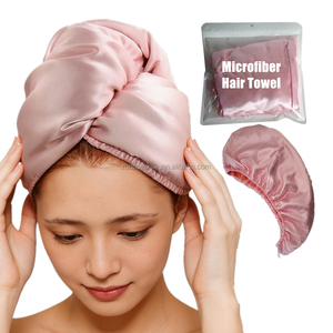 <span class=keywords><strong>Serviette</strong></span> à cheveux douce et absorbante en microfibre pour femmes, <span class=keywords><strong>serviette</strong></span> à cheveux enveloppante pour le séchage des cheveux, soin des cheveux - Product Image 1