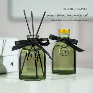 Yirong <span class=keywords><strong>Tianxia</strong></span> – Coffret de diffuseurs d'ambiance longue durée aux huiles essentielles végétales naturelles et écologiques, flacon en verre, support en bois - Product Image 4