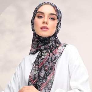 Étnico Floral verano algodón gasa Digital impreso Hijab cuadrado bufanda Bawal venta al por mayor para mujeres malasias bebés musulmán costura - Product Image 2