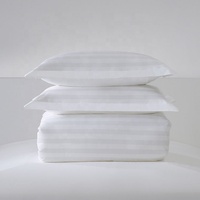 Fournisseur Vérifié 5 Étoiles Draps de Lit 100% Coton Housse de Couette Complète Économique Draps Plats Hôteliers Ensemble de Literie pour Drap de Lit