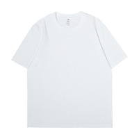Joychuang 220g Kaos Katun Murni Berat, Trendi Musim Panas Terbaru, Serbaguna untuk Pria & Wanita, Tersedia Kustomisasi