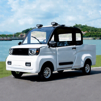 Camionnette électrique à quatre roues à double usage, mini camionnette électrique entièrement fermée, nouvelle énergie, véhicule électrique, camionnette de livraison à quatre roues