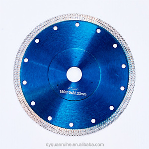Mesh Turbo Segments 7 '180mm Hot Press Cutting Tile Turbo Diamond Saw Blade Disc pour porcelaine - Product Image 2