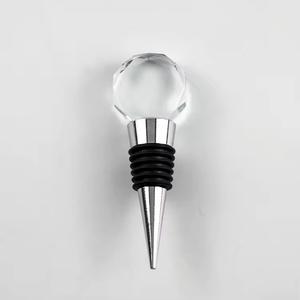 Tapones de <span class=keywords><strong>vino</strong></span> de cristal al por mayor, tapones de <span class=keywords><strong>vino</strong></span> creativos, tapones de botella de champán, regalos para bodas o cumpleaños - Product Image 4