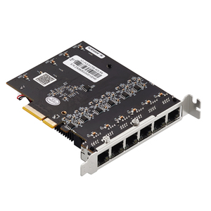 6 cổng PCIe 2.5 Gigabit Card mạng <span class=keywords><strong>RJ45</strong></span> 2500Mbps Nic <span class=keywords><strong>Realtek</strong></span> 8125b chip cho 2.5g tầm nhìn công nghiệp Máy ảnh chụp NAS - Product Image 5