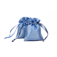 Pochette à cordon en satin de soie réutilisable personnalisée, luxe, pour cheveux, bijoux, cosmétiques, maquillage, téléphone portable, chaussures, anti-poussière