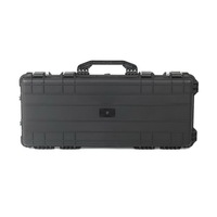 Étui de transport dur en mousse personnalisé antichoc et étanche pour l'extérieur Étui portable en plastique pour armes à feu