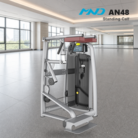 Machine à mollets debout MND AN48, appareil de musculation des mollets à résistance sélectionnable, conception compacte pour la maison et la salle de sport, pour le remodelage des jambes des jeunes