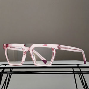 VisualMateメーカー直販TR90眼鏡フレームカスタムブロウラインビッグサイズ処方メガネ - Product Image 1