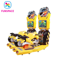 Équipement d'amusement pour centre de jeux d'arcade et aire de jeux : Simulateur de conduite de moto de course vidéo 22 pouces à monnayeur