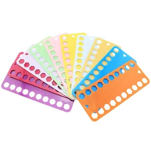 10pcs Plastic Floss Sewing Thread Card for Cross Stitch Embroidery Thread Holder Thread Organizer Craft DIY Sewing Tools