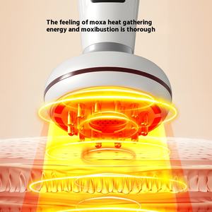 Multi Functionele Elektrische Meridiaan Borstel <span class=keywords><strong>Cupping</strong></span> Verwarming Trillingen Modi Draadloze Afstandsbediening Bevordert De Circulatie Body Home - Product Image 4
