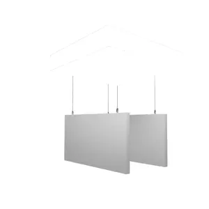 装饰天花板挡板吸音板云悬挂声学解决方案悬挂面板