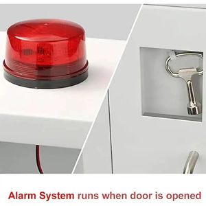 Armoire à pharmacie murale personnalisée en métal premiers soins défibrillateur AED stockage clé alarme lumière stroboscopique d'urgence SL-2 Superluck - Product Image 4