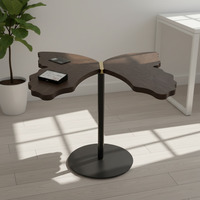 Table basse carrée moderne convertible à prix d'usine, décorative, extensible, en bois, pour salon, personnalisable