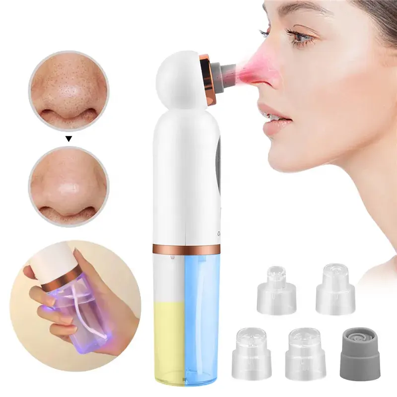 Nhỏ bong bóng lỗ chân lông sạch mụn đầu đen Remover chân không điện Micro nhỏ bong bóng nước chu kỳ mụn trứng cá