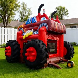 Castillo Inflable, Casa de Brinco Inflable Roja para Niños - Product Image 1