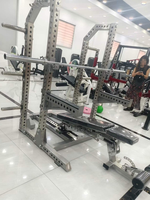 Station multifonctionnelle 3-en-1 en acier inoxydable pour musculation avec banc de musculation multi-angles pour l'entraînement avec poids