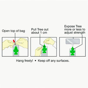 Diffuseur d'air frais en papier parfumé pour voiture, vente en gros, différents parfums, diffuseur d'air frais suspendu - Product Image 5