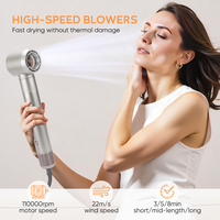 Professioneller 9-in-1 Haarstyler: Heißluftbürste mit automatischer Rotation, Lockenstab und Glätteisen-Set für Salon, Zuhause und Hotel