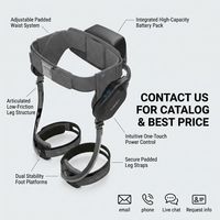 Exosquelette robotisé portable Carevo pour membres inférieurs, reconnaissance de la marche par IA, léger, en fibre de carbone, assistance à la randonnée et à l'escalade, 6 niveaux