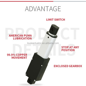 Bộ truyền động tuyến tính điện Mini <span class=keywords><strong>DC</strong></span> 12V 24V 100N, mô tơ tuyến tính, hành trình 25mm 50mm 75mm 100mm 150mm - Product Image 4