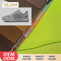 Couleurs personnalisées, vente en gros, tissu en maille respirant léger et doux pour la peau, pour la tige des chaussures