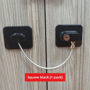 Verrou de sécurité enfant <span class=keywords><strong>FJF</strong></span> pour réfrigérateur et armoire, serrure multifonction pour tiroir en acier inoxydable et ABS, modèle FQ3, pour fenêtre (produit phare) - Product Image 5
