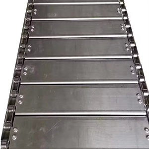 ヘビーデューティー曲げバックルチェーンコンベア工業用組立ラインプレートチェーンコンベアベルト - Product Image 1