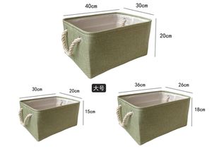 Contenedores de Almacenamiento para Guardería, Caja de Almacenamiento de Tela Plegable, Cesta de Almacenamiento de Lona de Algodón para Bebés - Product Image 6