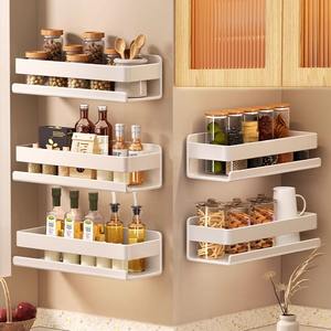 Estante de Pared para Especias y Tapas de Ollas de Acero Inoxidable Blanco para Cocina - Product Image 2