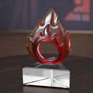 קישוט לזכוכית להבה ליולי פנג שואי קישוט זכוכית בית מחליק/עיצוב למשרד סינגאפורה & הון - Product Image 2