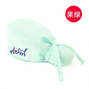 Gorras quirúrgicas ajustables, gorro de trabajo, soporte para cola de caballo, gorros de enfermería Bouffant con botones, turbante de pelo largo, gorros para mujeres y hombres - Product Image 3