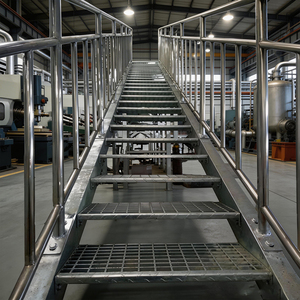 Rejillas de Acero Industriales, Escaleras de Rejilla, Cercas de Rejilla y Rejillas para Pisos para Aplicaciones de Seguridad en la Construcción - Product Image 1