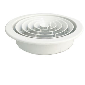 Couvercle d'évent de plafond en PVC de conception industrielle moderne Sortie de soupape à disque AC ronde à prix d'usine - Product Image 4