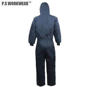 Combinaison chauffante d'hiver Usine Ensemble thermique pour hommes sans distorsion Grandes poches fonctionnelles Combinaison industrielle rembourrée pour hommes - Product Image 3