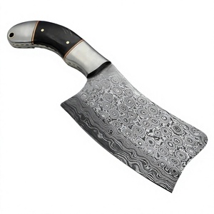 High Quality Cleaver Knives <b>Vegetable</b> & Meat <b>Chopper</b> Stainless Steel Damascus Steel Handmade Cleaver Knifes - Product Image 1