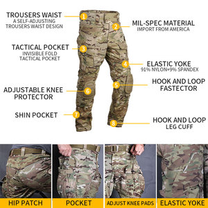 Produttore di Emersongear NC50/50 uniformi Tactico pantaloni da combattimento Camouflage ad asciugatura rapida <span class=keywords><strong>abbigliamento</strong></span> <span class=keywords><strong>tattico</strong></span> uniforme Ripstop G3 - Product Image 4