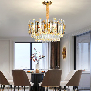 Luxus Kristall Kronleuchter Villa Pendel leuchte Modernes Hotel Esszimmer Hängelampe Pendel leuchte für Villa - Product Image 3