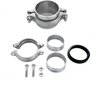 Ensemble de pinces de précision en acier inoxydable, raccord rapide, extrémité de soudage rapide, personnalisable OEM pour fixation de boucle à bride de mandrin