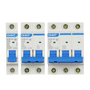 Disjoncteur miniature CHINT NXB-63 <span class=keywords><strong>1</strong></span> pôle 6A-63A certifié CE, capacité de coupure 6kA, protection Li, 230V+ - Product Image 1