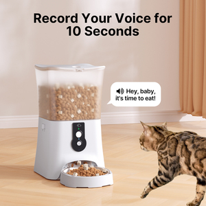 Distributeur automatique intelligent <span class=keywords><strong>pour</strong></span> chats 3L/5L avec contrôle par application WiFi <span class=keywords><strong>pour</strong></span> aliments secs et croquettes dans les foyers occupés - Product Image 5