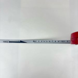 Ruban à mesurer <span class=keywords><strong>en</strong></span> acier inoxydable métrique de 100 mètres (16 pieds) avec lame rétractable et revêtement <span class=keywords><strong>en</strong></span> caoutchouc - Product Image 5