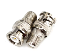 Connecteur micro coaxial BNC 1 mâle 2 femelles, accessoires CCTV, rallonge audio vidéo USB, 1 femelle 2 mâles, broches RF