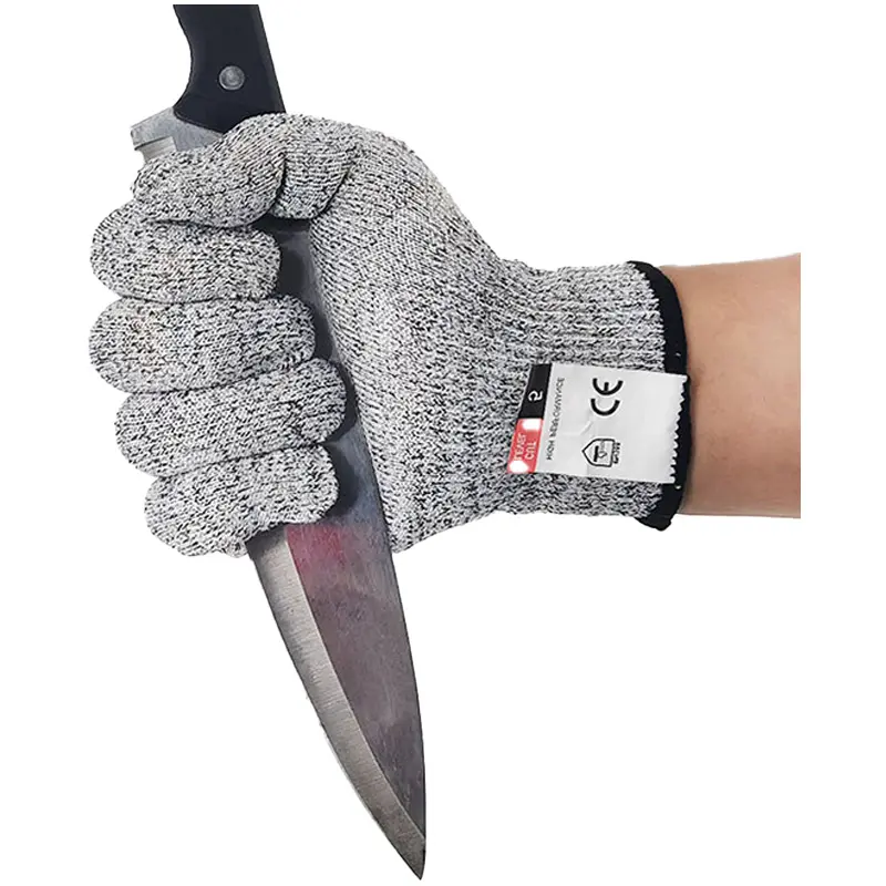 Premium kalite seviyesi 5 koruma mutfak bıçak geçirmez güvenlik kasap koruma kesme dayanıklı eldiven