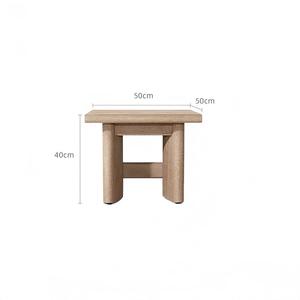 Modern Weather-resistant Teak <b>Outdoor</b> <b>Side</b> <b>Table</b> Set for Hotel Garden Poolside Villa hotel Patio Use - Product Image 5
